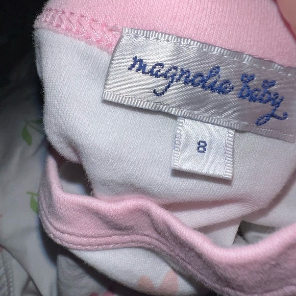 Magnolia Baby Classic Long tulips Pajamas size 8 - Picture 10 of 10